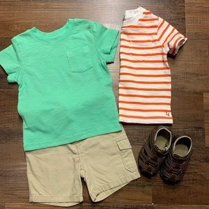 12 month boy 3pc spring summer bundle